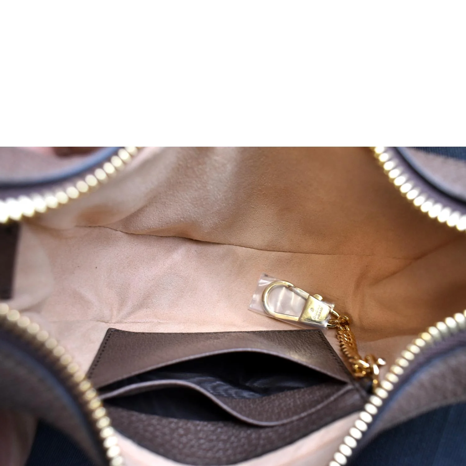 GUCCI Ophidia Mini GG Supreme Canvas Shoulder Bag Beige/Ebony 658551 - Image 10