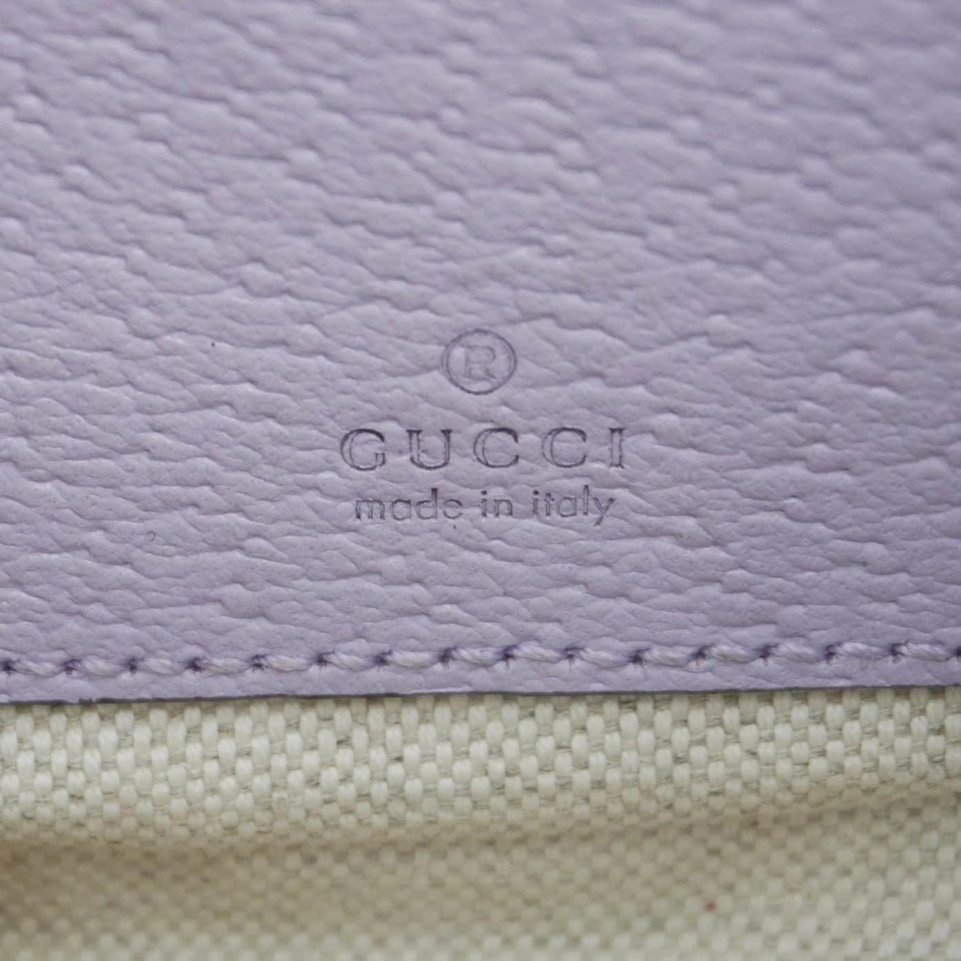 GUCCI Ophidia Half Moon Mini GG Canvas Hobo Bag Light Purple 658551 - Image 14
