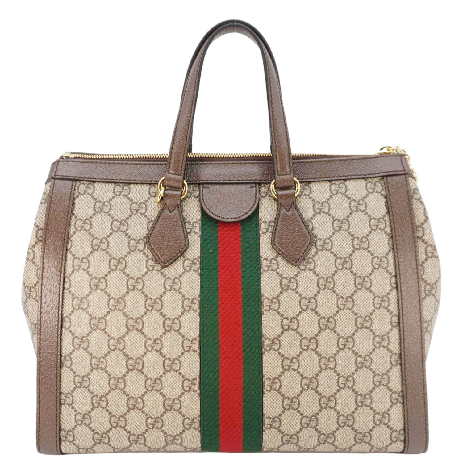 GUCCI Ophidia Medium GG Supreme Tote Shoulder Bag Beige 524537 - Image 3