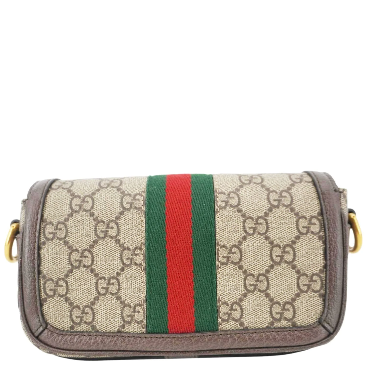 GUCCI Ophidia Super Mini GG Supreme Canvas Shoulder Bag Beige 795466 - Image 5