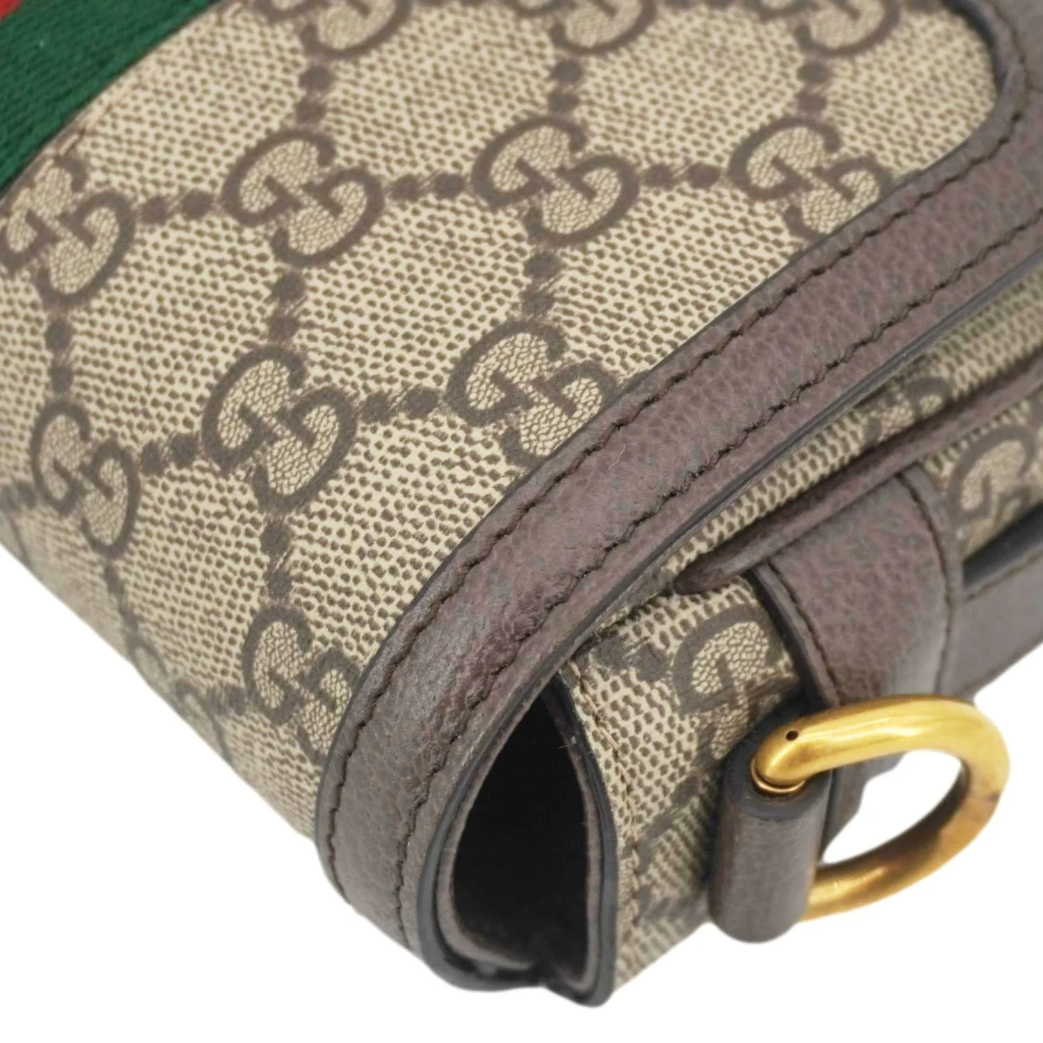 GUCCI Ophidia Super Mini GG Supreme Canvas Shoulder Bag Beige 795466 - Image 8