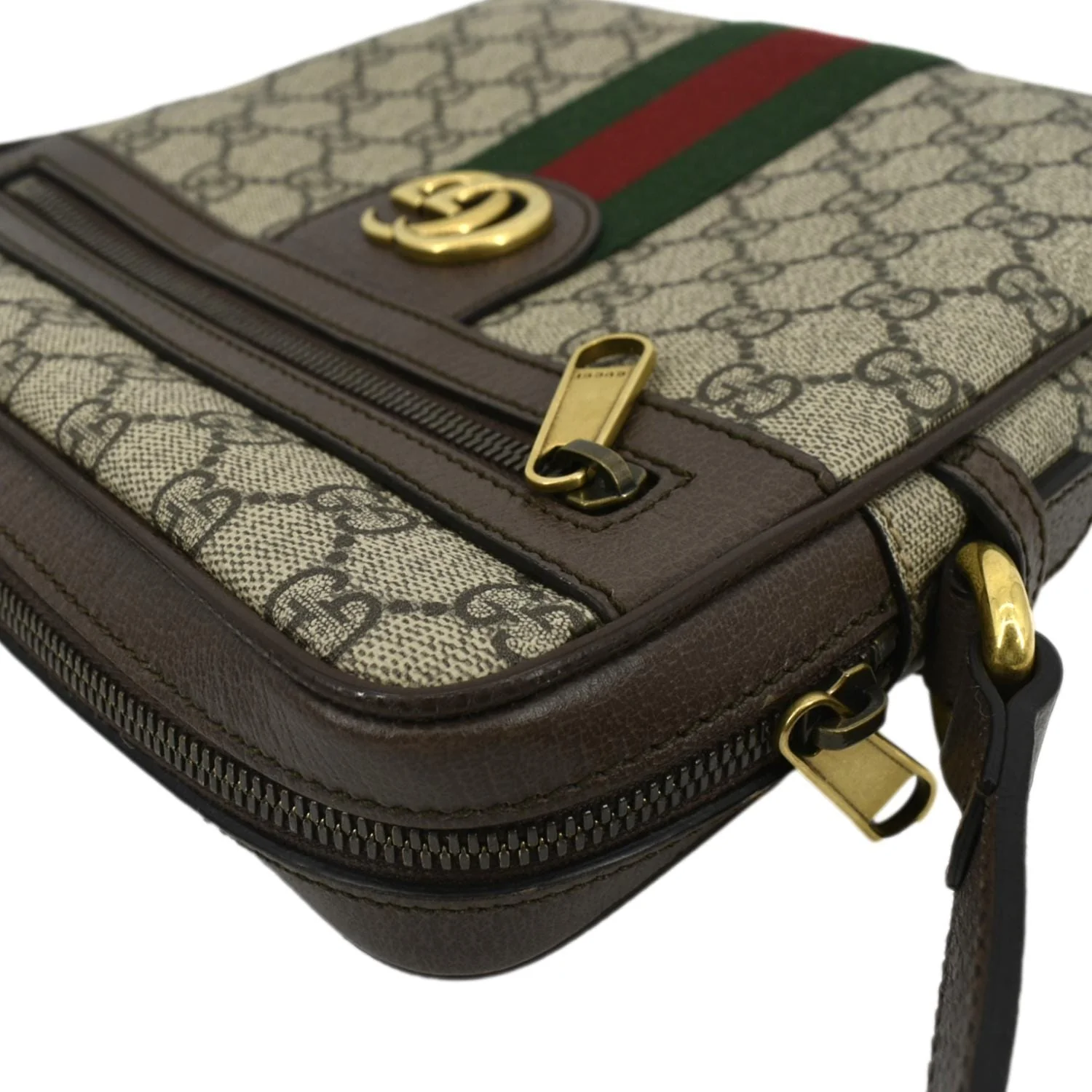GUCCI Ophidia Small GG Canvas Messenger Bag Beige 547926 - Image 7