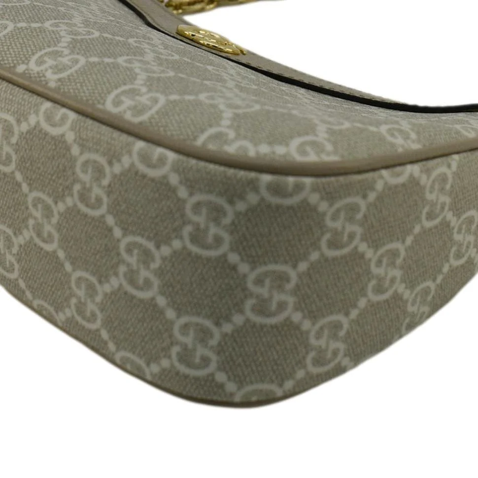 GUCCI Ophidia Small GG Supreme Canvas Hobo Bag Beige 735145 - Image 10