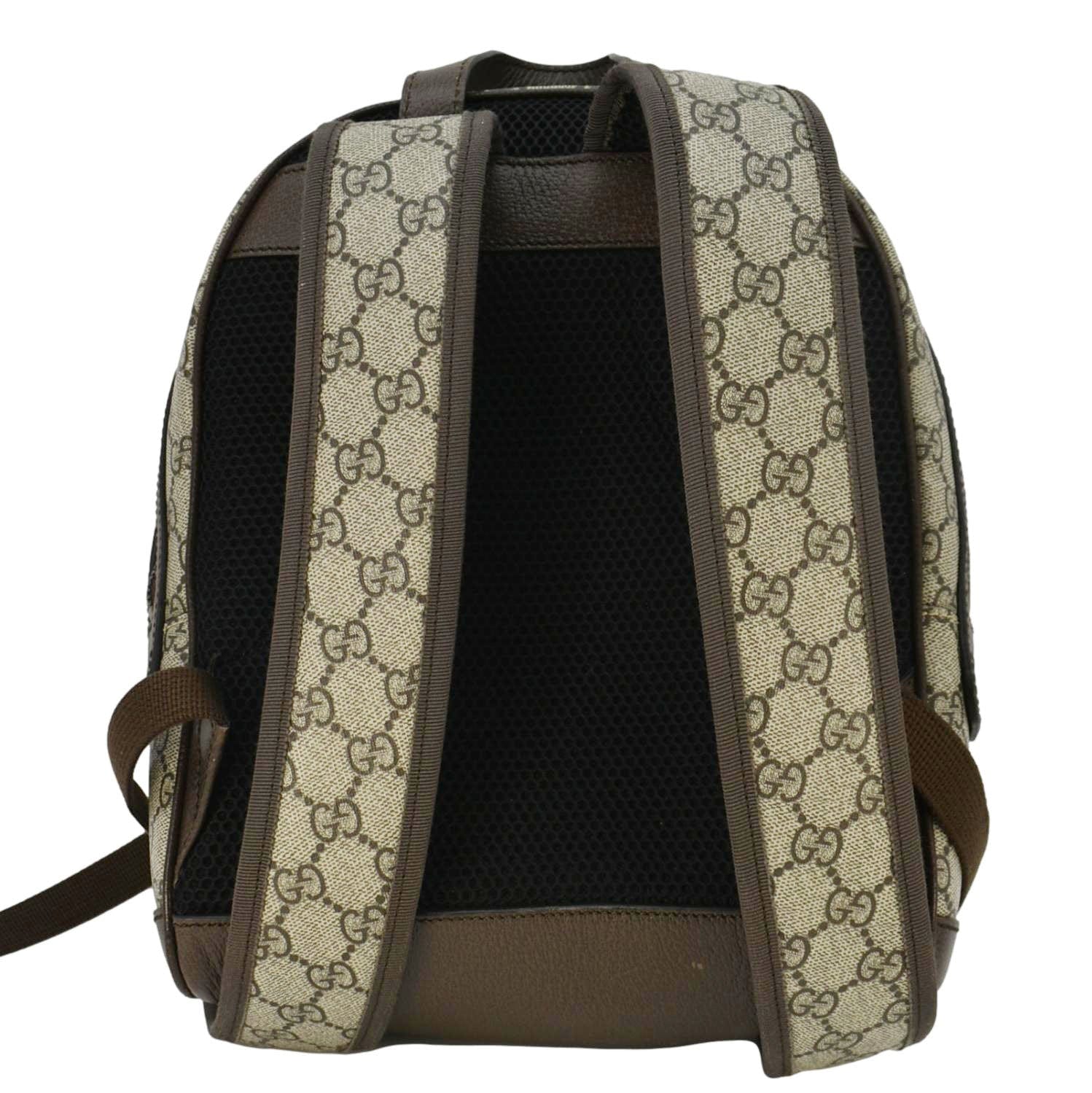 GUCCI Ophidia Small GG Supreme Canvas Backpack Beige 547965 - Image 4