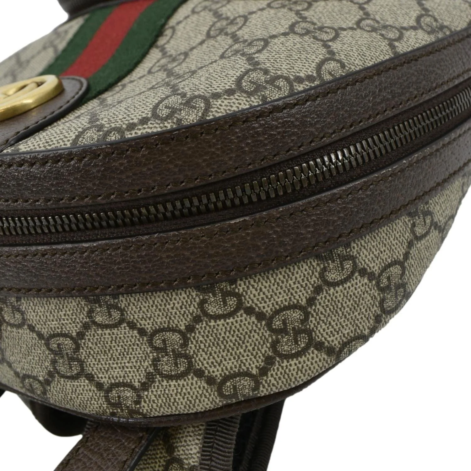 GUCCI Ophidia Small GG Supreme Canvas Backpack Beige 547965 - Image 7