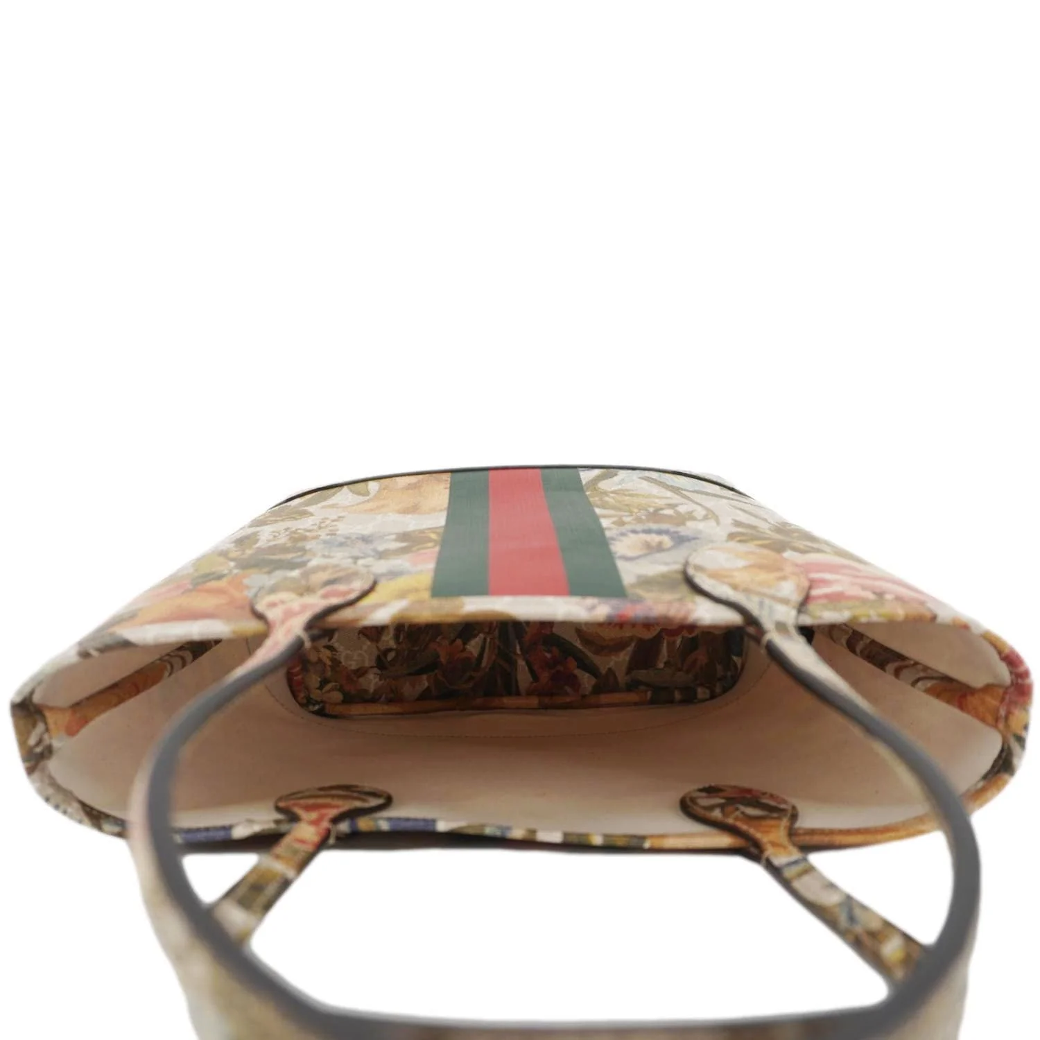 GUCCI Ophidia Small GG Supreme Flora Canvas Tote Bag Multicolor 726762 - Image 5