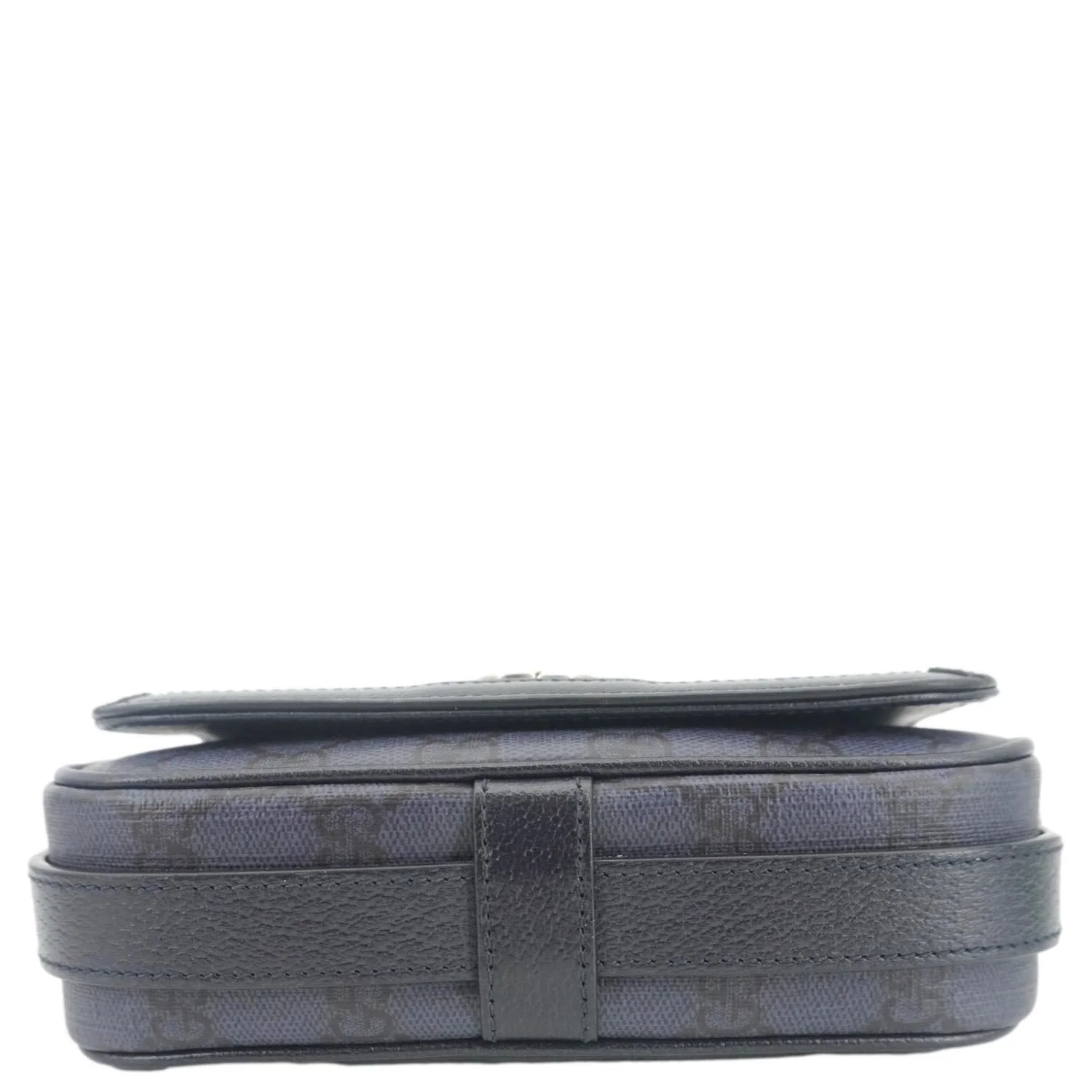 GUCCI Ophidia Super Mini GG Supreme Canvas Shoulder Bag Navy Blue 795466 - Image 10