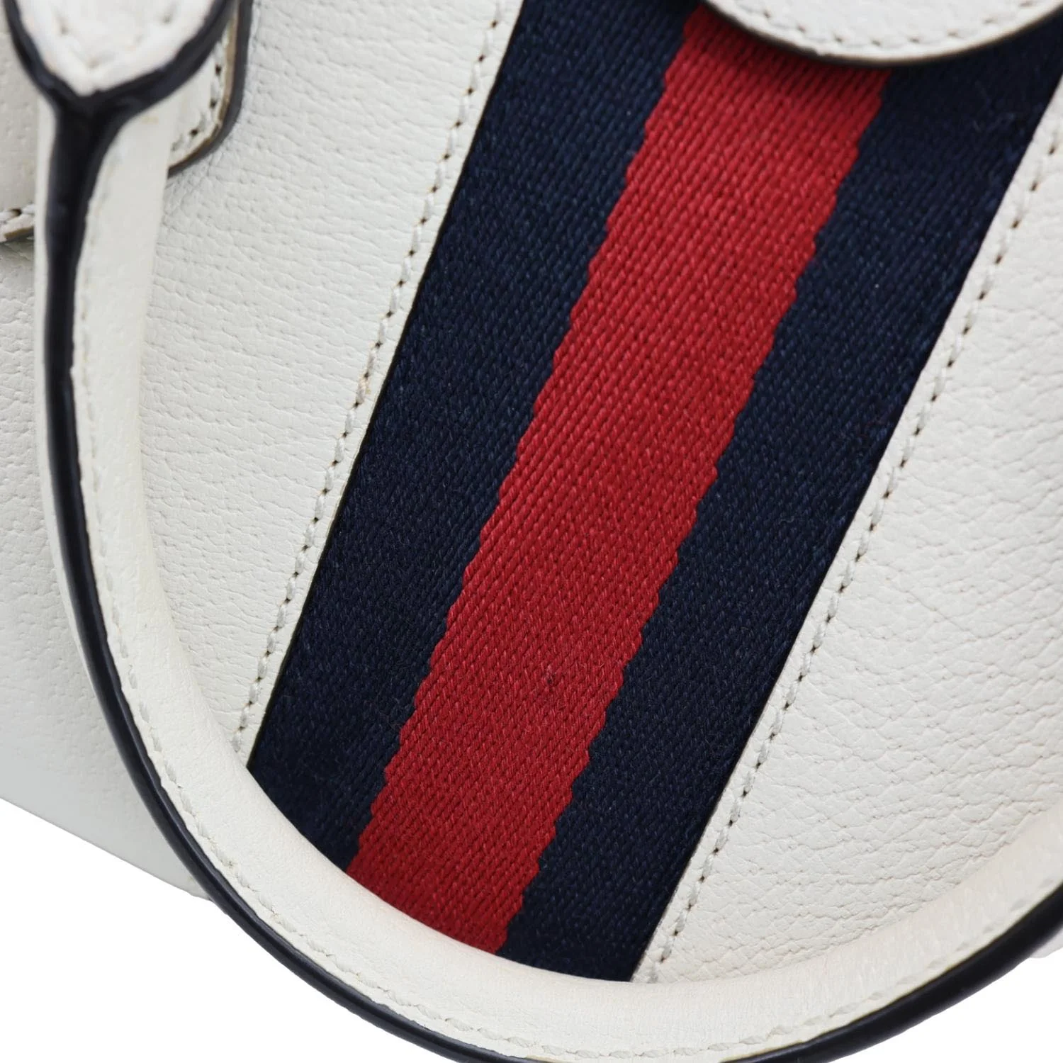 GUCCI Ophidia GG Medium Web Leather Top Handle Shoulder Bag Beige 524532 - Image 13