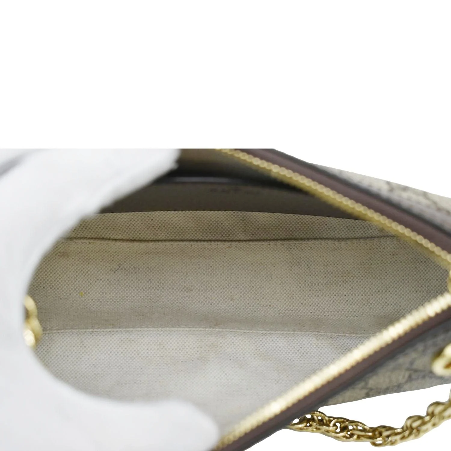 GUCCI Ophidia Web Small GG Supreme Canvas Shoulder Bag Beige 735132 - Image 13