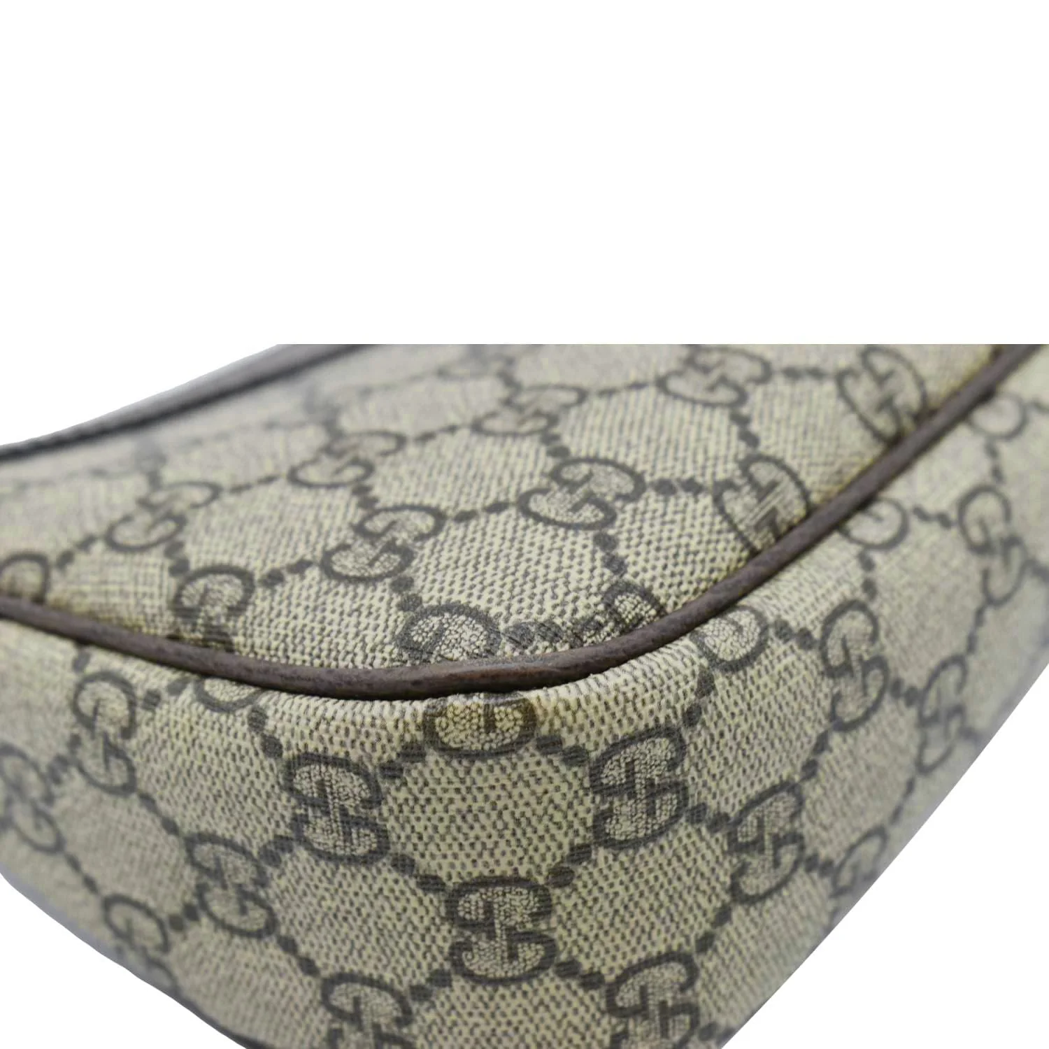 GUCCI Ophidia Web Small GG Supreme Canvas Shoulder Bag Beige 735132 - Image 9