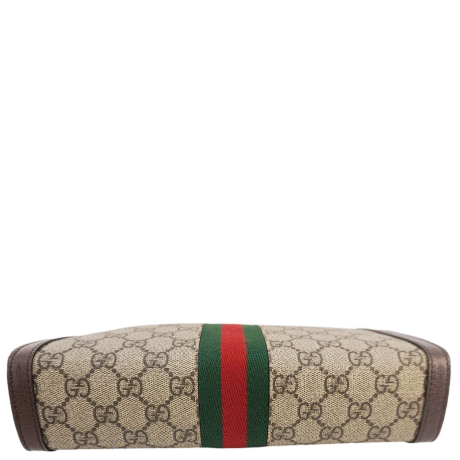 GUCCI Ophidia GG Supreme Canvas Zip Pouch Beige 625549 - Image 10