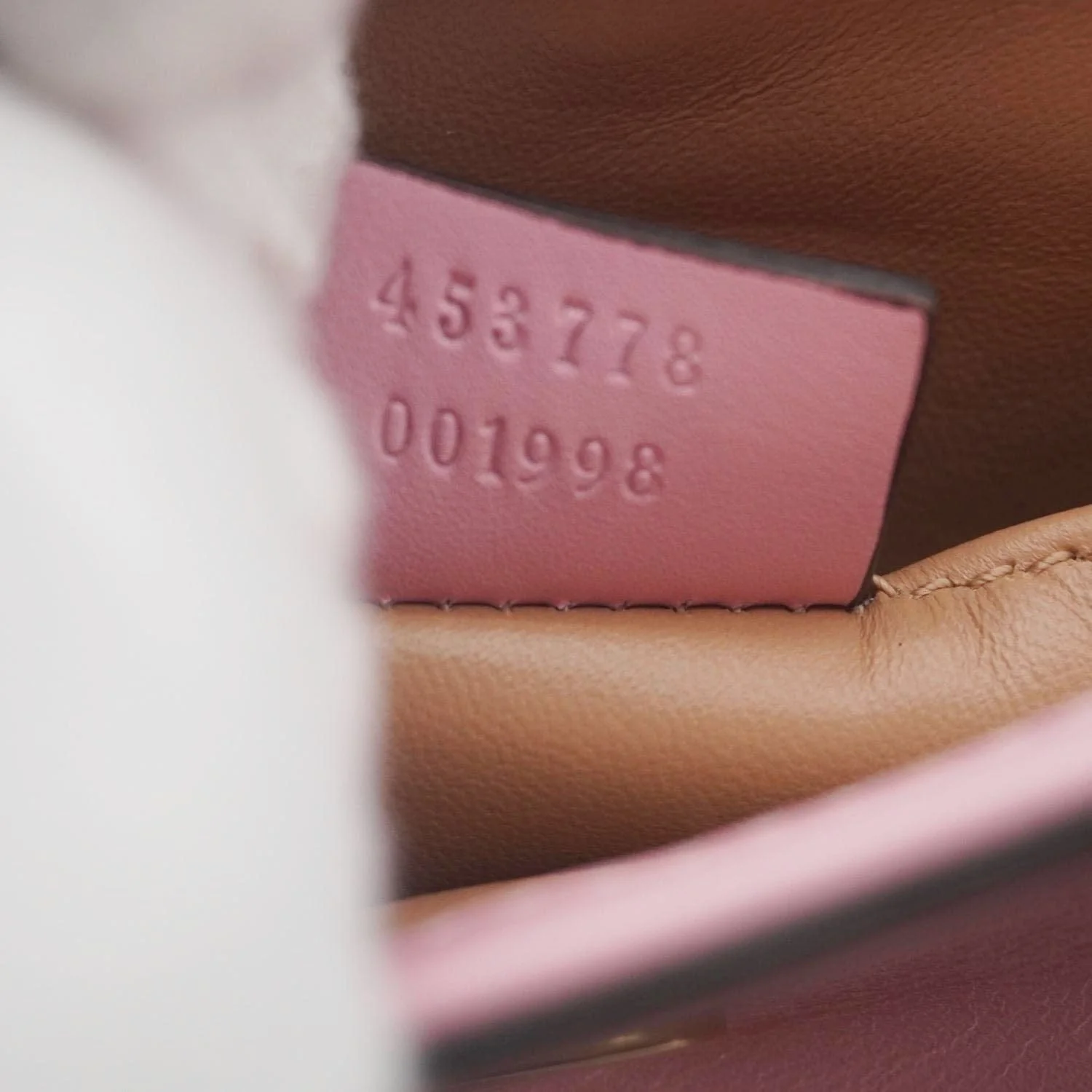 GUCCI Broadway Queen Margaret Pearl Studded Nappa Leather Crossbody Bag Pink - Image 13