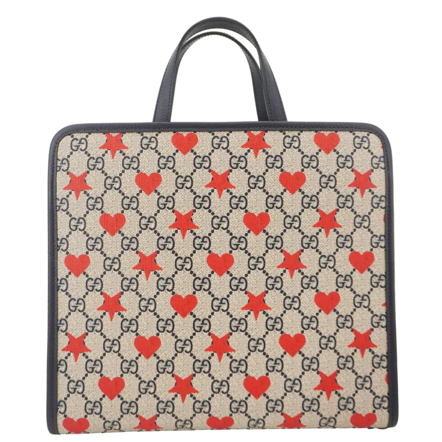 GUCCI Children's Peter Rabbit GG Supreme Canvas Tote Bag Beige 605614