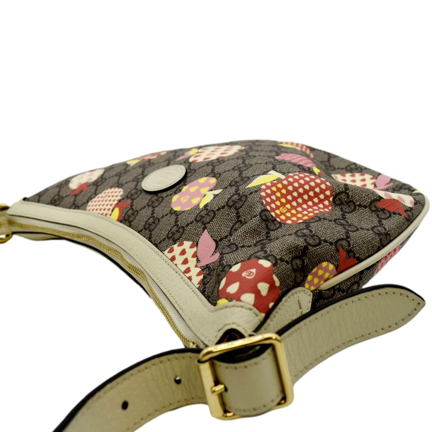 GUCCI Les Pommes GG Canvas Shoulder Bag Multicolor 598125 - Image 6