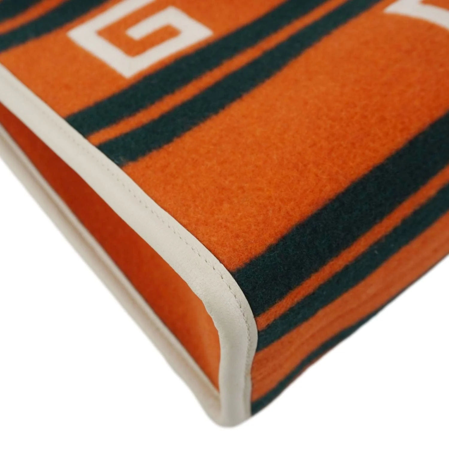 GUCCI Pyeongchang Wool Tote Shoulder Bag Orange 675888 - Image 7