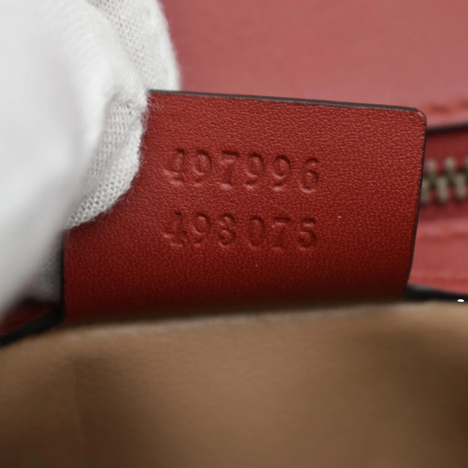 GUCCI Python Osiride Small Leather Top Handle Shoulder Bag Red 497996 - Image 14