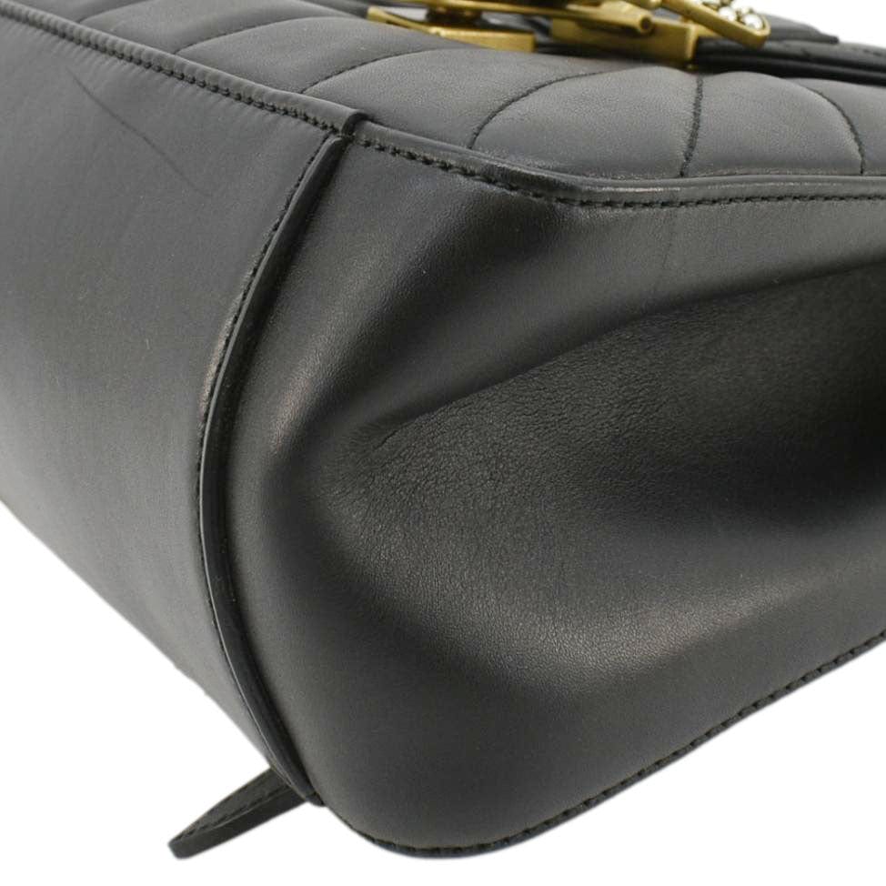 GUCCI Queen Margaret Bee Quilted Leather Backpack Black 476664 - Image 7