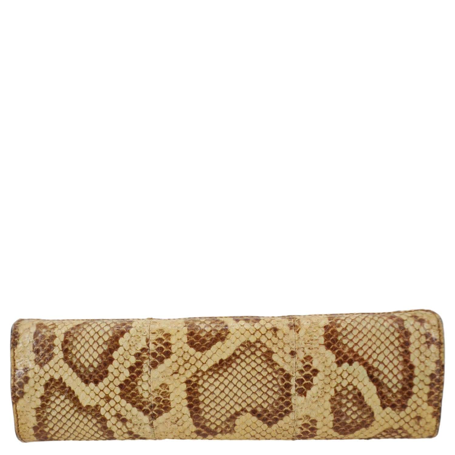 GUCCI Ophidia Small Raffia Elaphe Chain Shoulder Bag Beige 503877 - Image 9