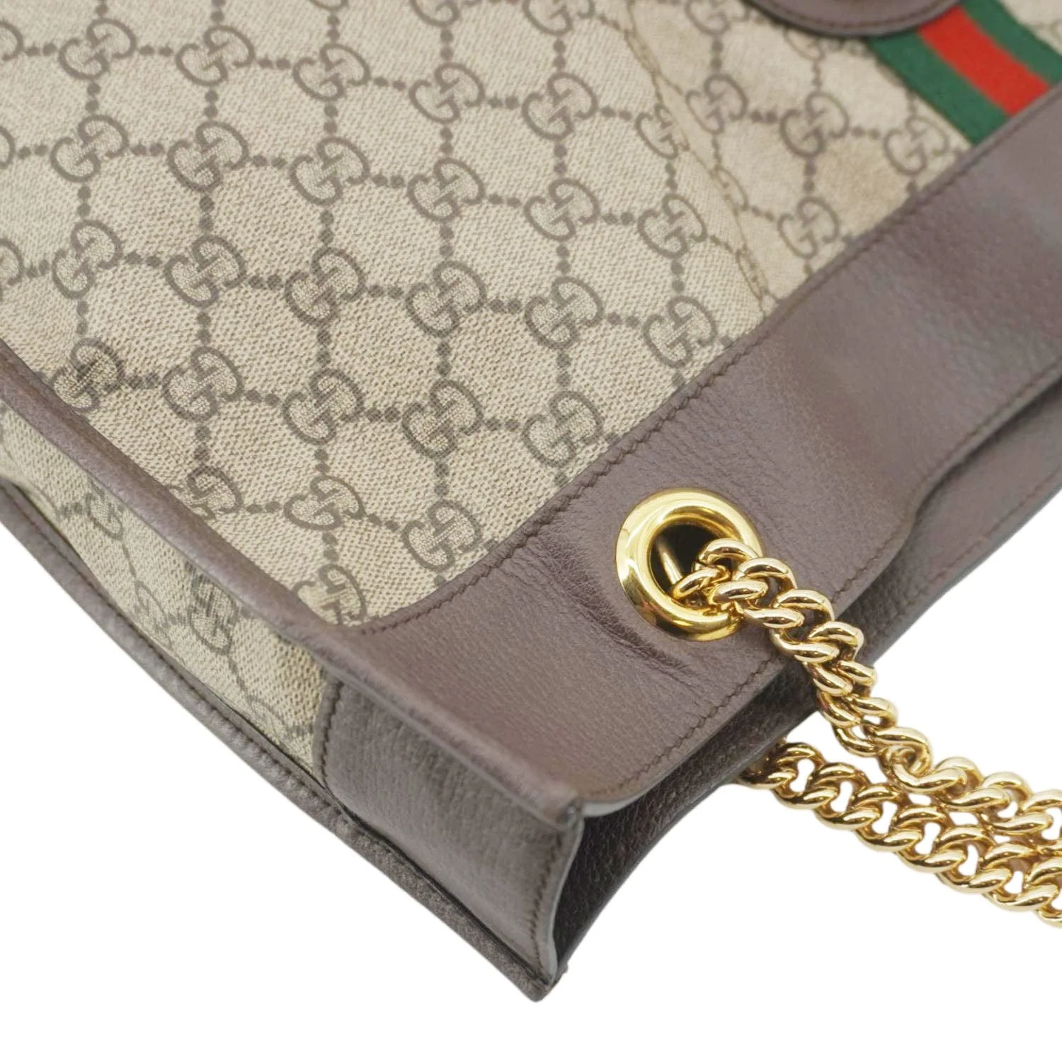 GUCCI Rajah GG Supreme Canvas Tote Shoulder Bag Beige 537219 - Image 8