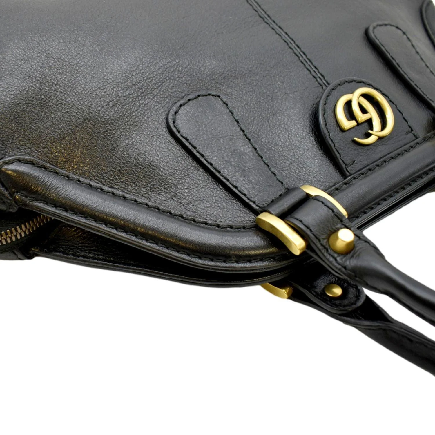 GUCCI Re(Belle) Calfskin Leather Tote Bag Black 516459 - Image 6