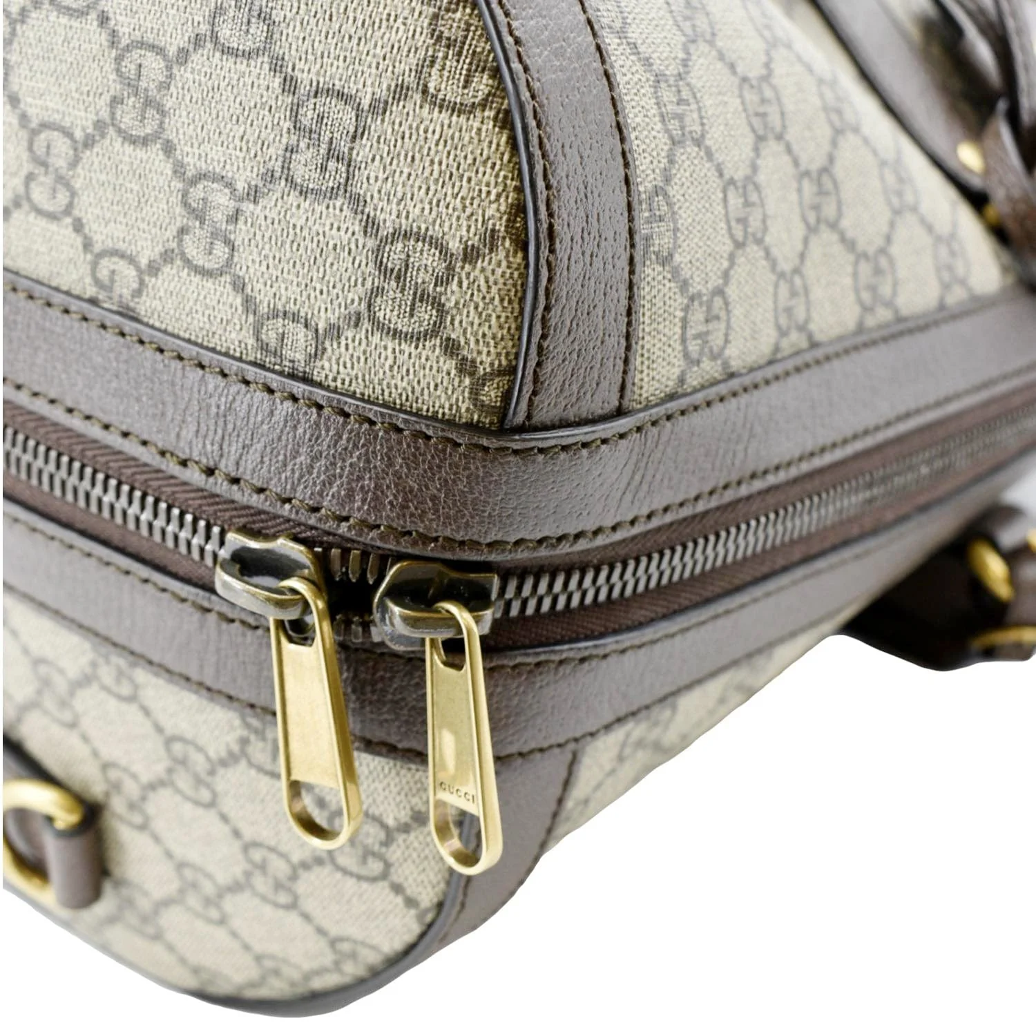 GUCCI Savoy Large GG Supreme Canvas Duffle Bag Beige 724612 - Image 6