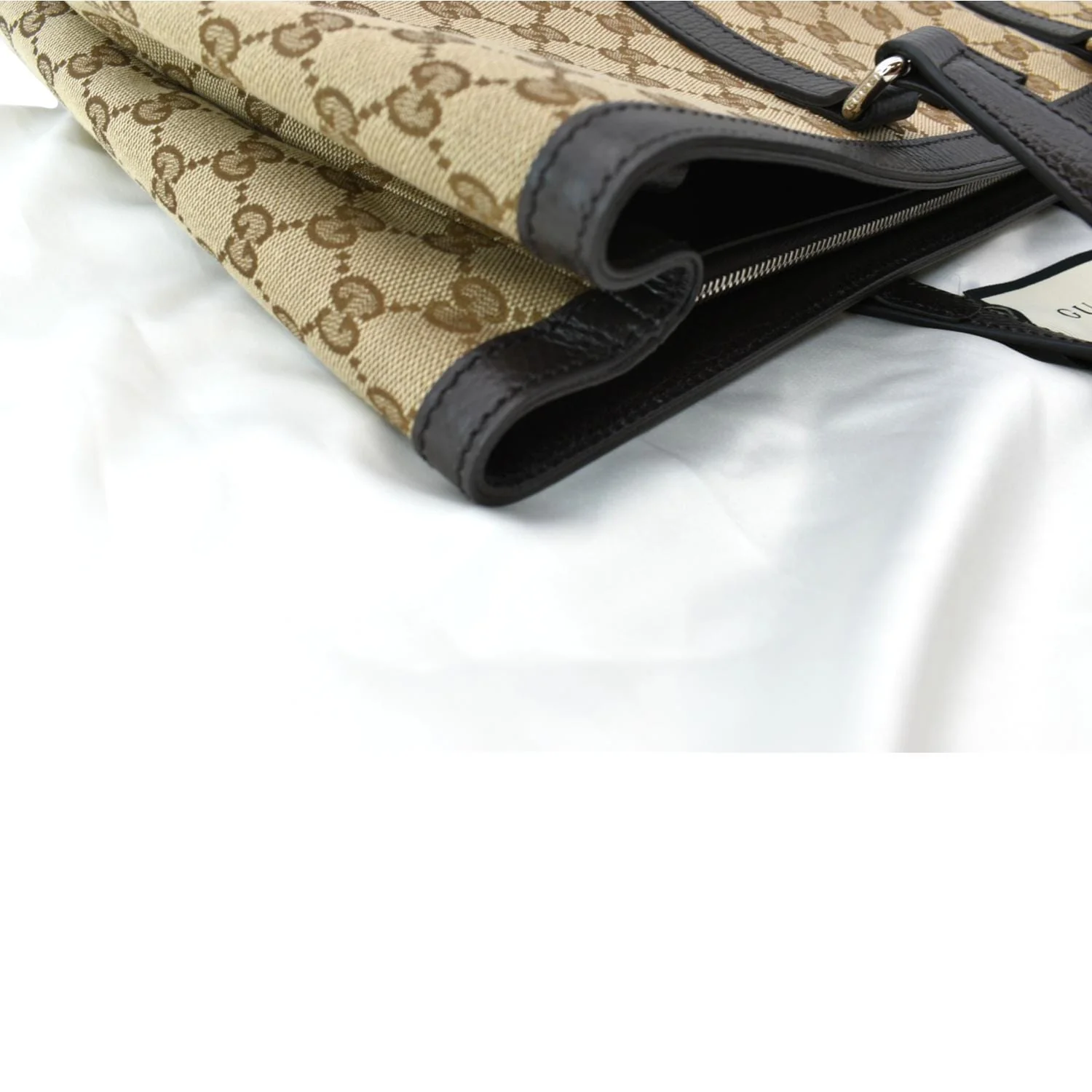 GUCCI GG Supreme Canvas Shopping Tote Bag Beige 449169 - Image 6