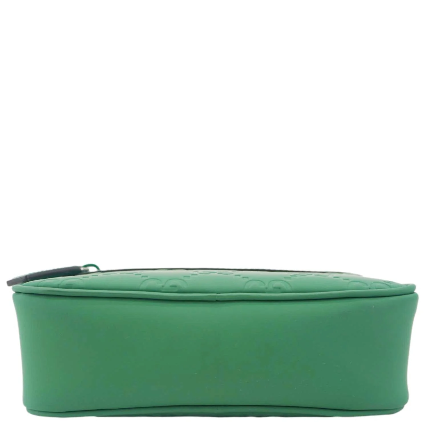 GUCCI GG Rubber-effect Leather Crossbody Bag Green 771321 - Image 10