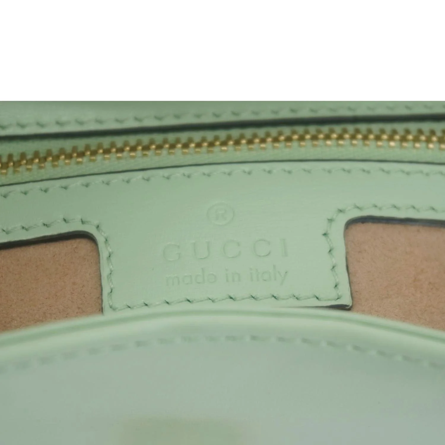 GUCCI Jackie 1961 Small Leather Hobo Bag Sage Mint 636709 - Image 14