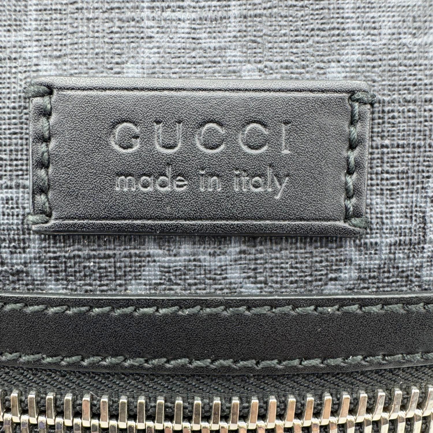 GUCCI Small GG Supreme Canvas Messenger Bag Black 523599 - Image 15
