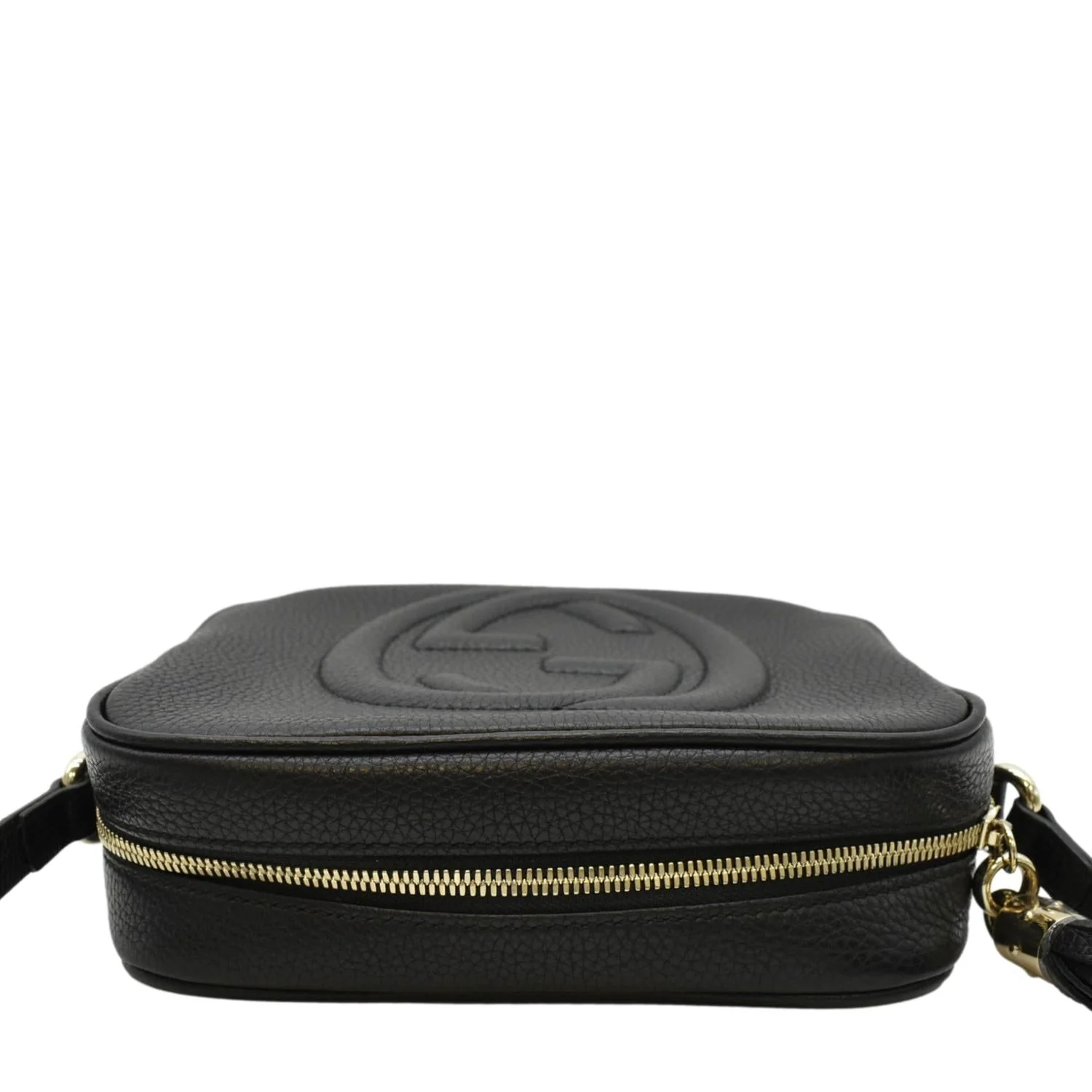 GUCCI Soho Disco Small Leather Crossbody Bag Black 308364 - Image 4