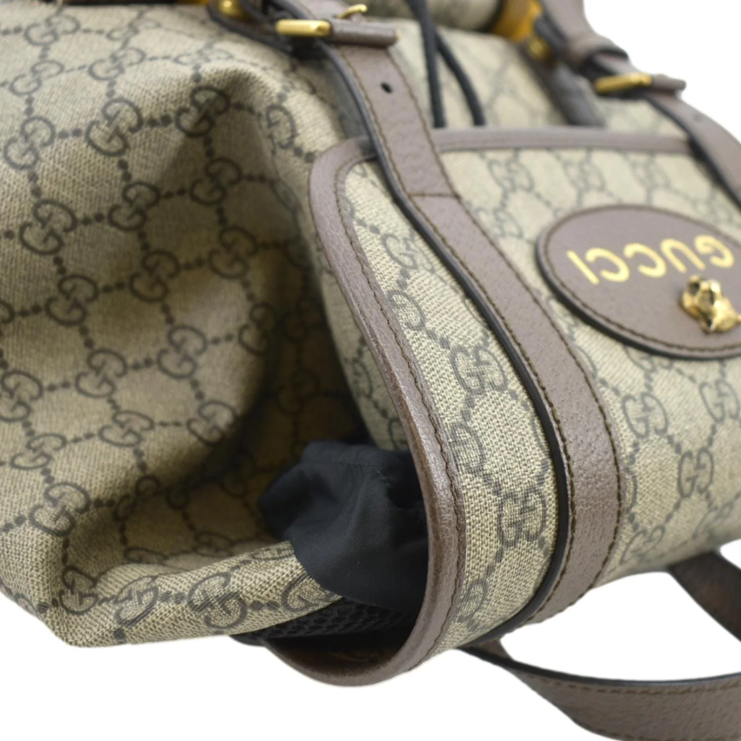GUCCI Soft GG Supreme Canvas Backpack Bag Beige 473869 - Image 6