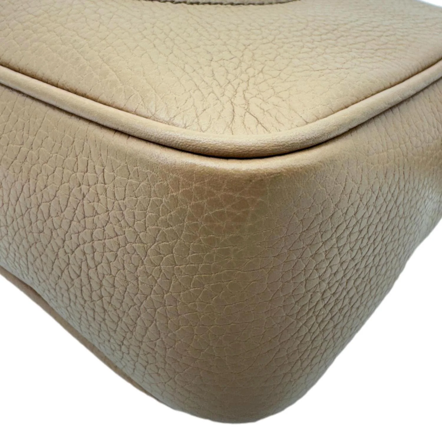 GUCCI Soho Disco Calfskin Leather Crossbody Bag Light Brown 306364 - Image 10