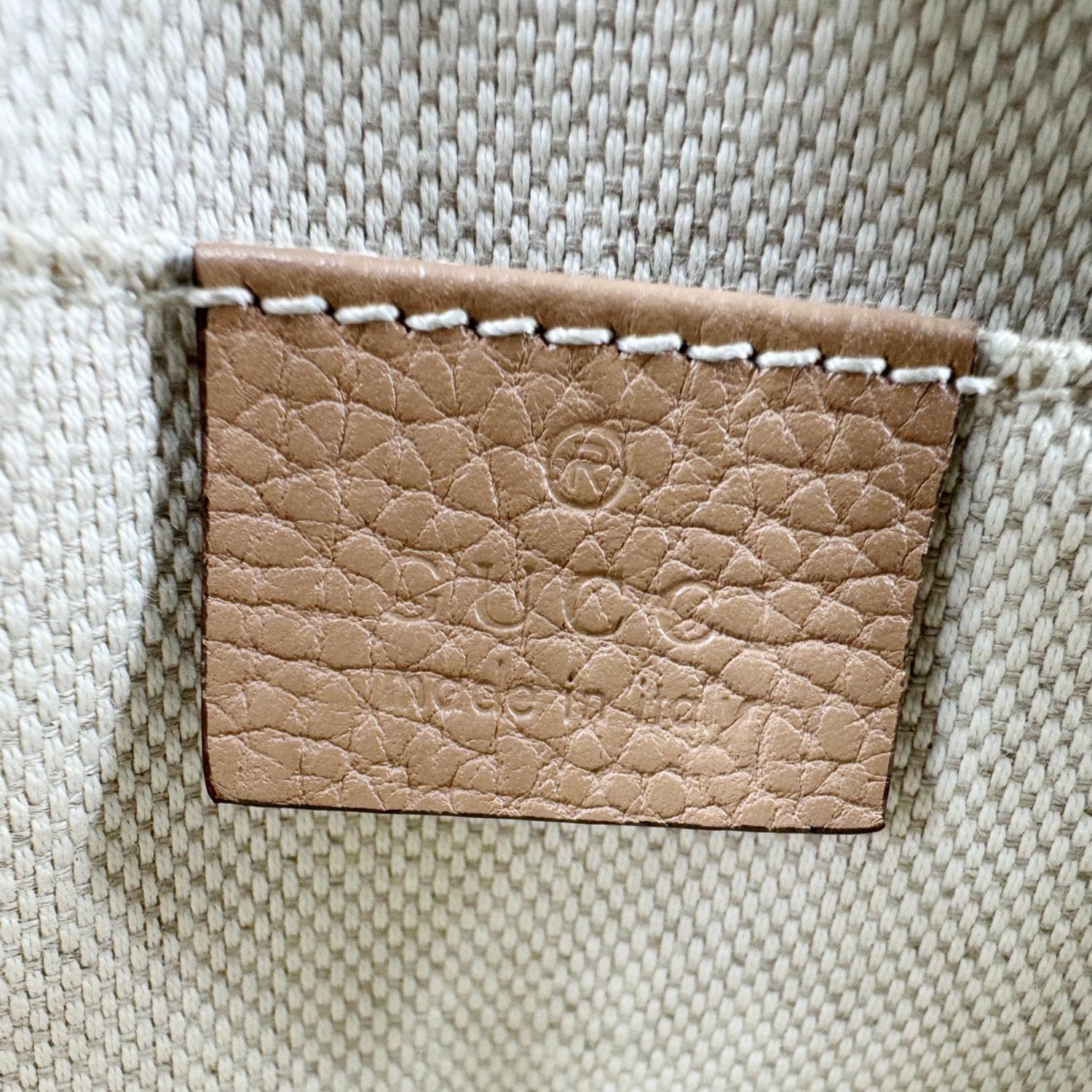 GUCCI Soho Disco Calfskin Leather Crossbody Bag Light Brown 306364 - Image 14