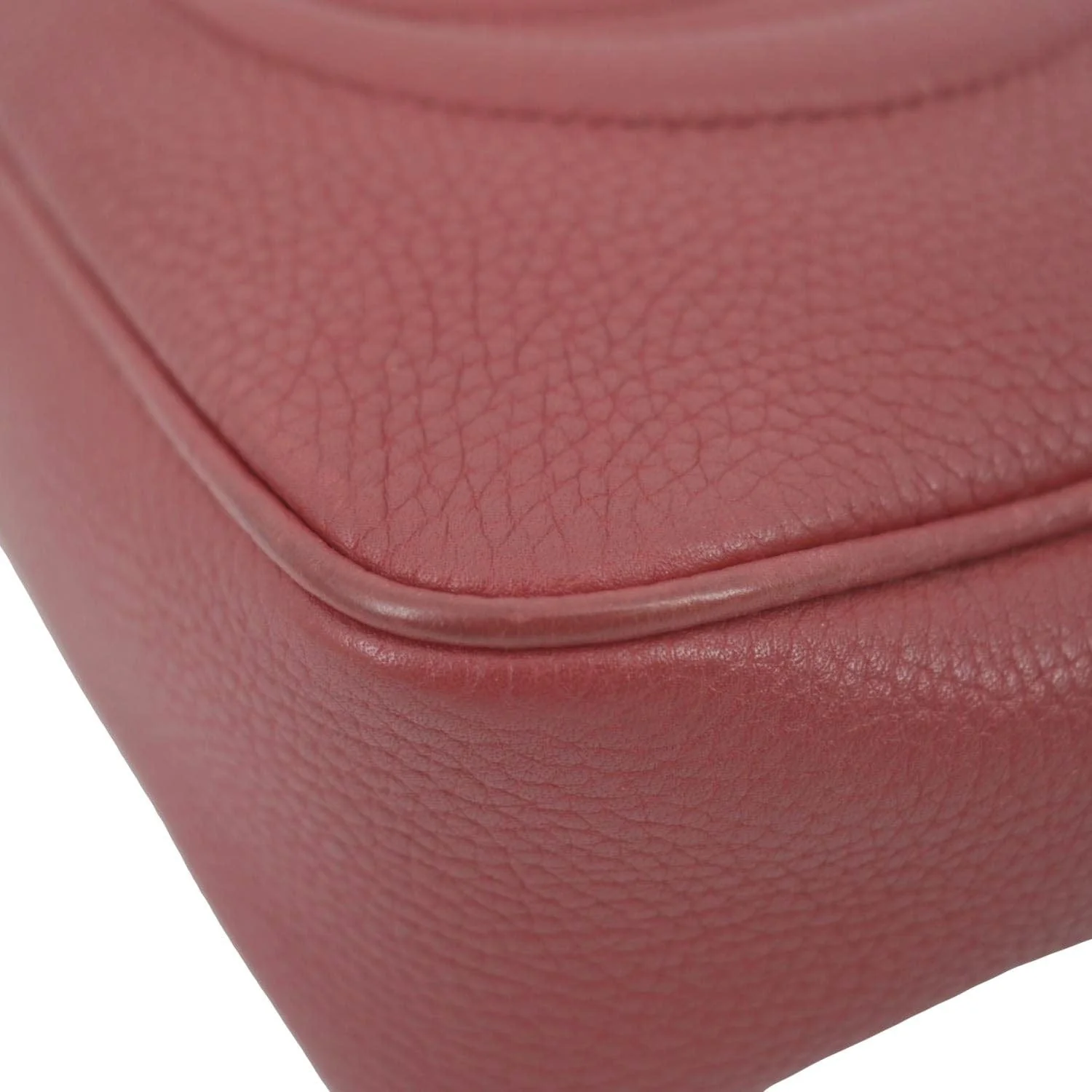 GUCCI Soho Disco Pebbled Leather Crossbody Bag Red 308364 - Image 8