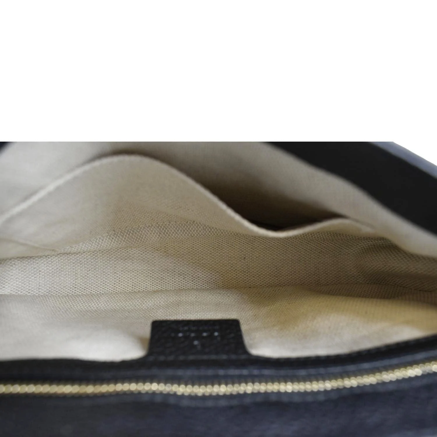 GUCCI Soho GG Flap Leather Chain Shoulder Bag Black 336752 - Image 11
