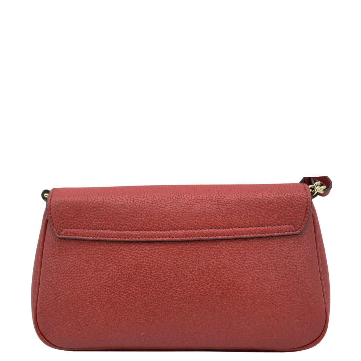 GUCCI Soho GG Flap Leather Chain Crossbody Bag Red 536224 - Image 3