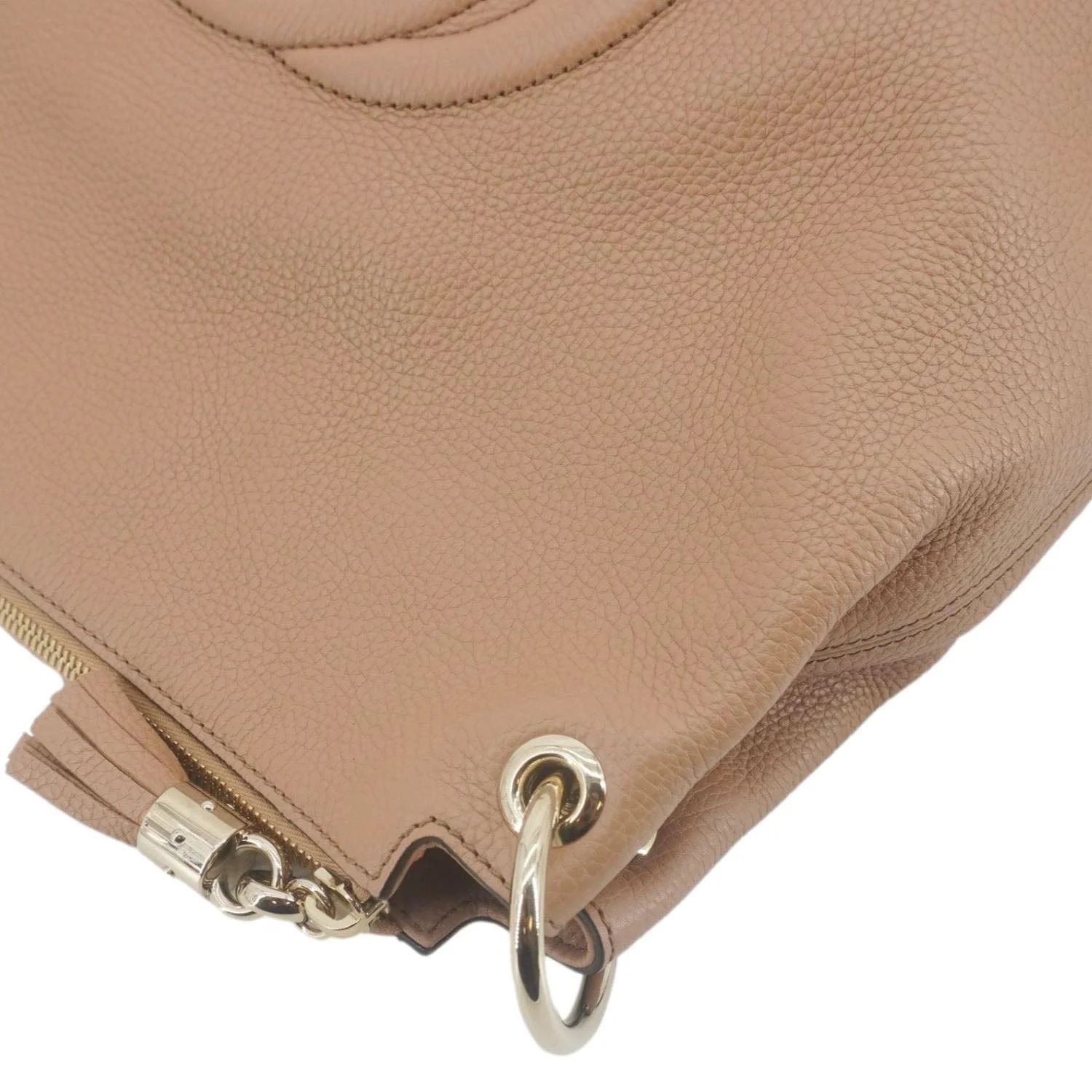 GUCCI Soho Medium Leather Tote Bag Brown 536194 - Image 7
