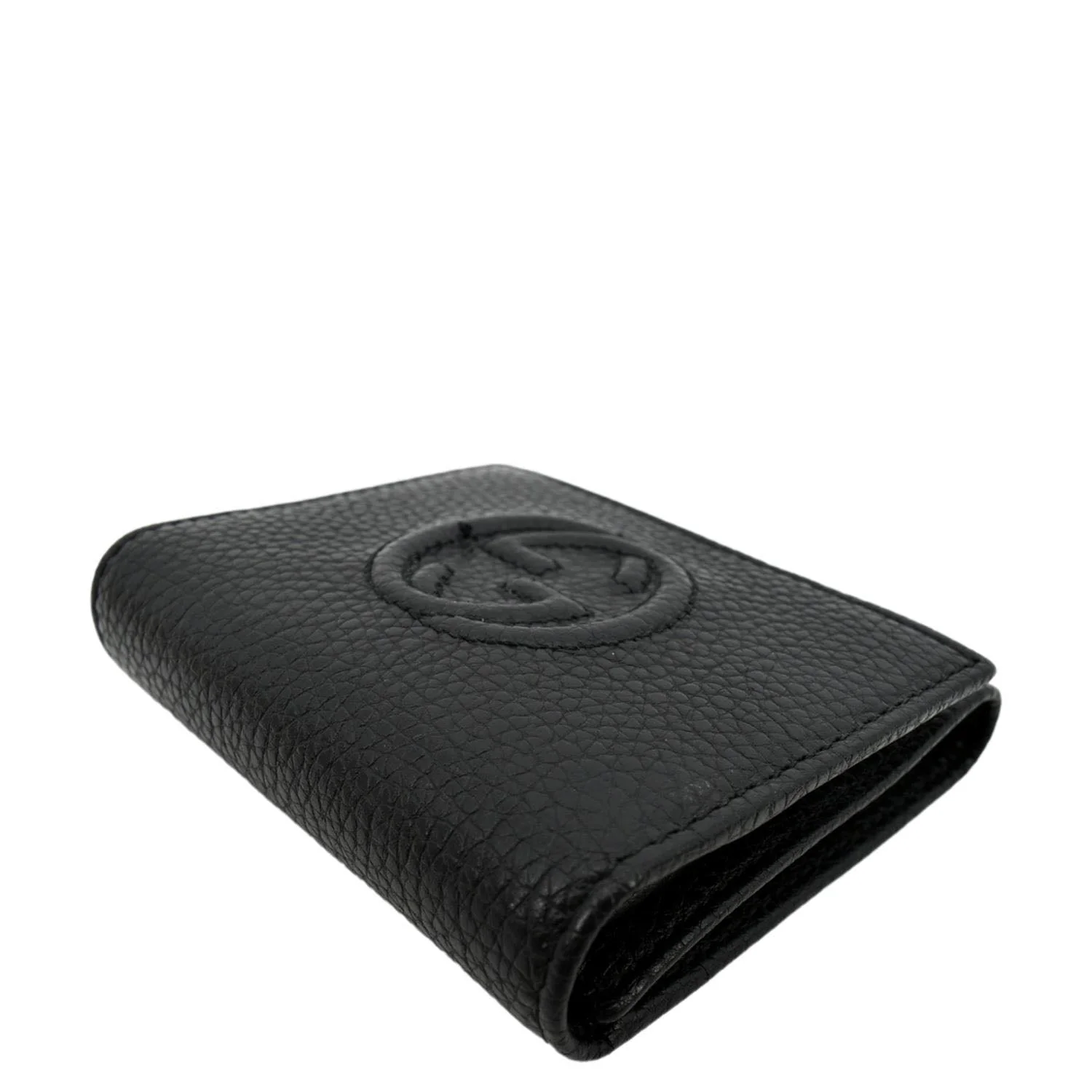 GUCCI Soho Leather Wallet Black 593207 - Image 4