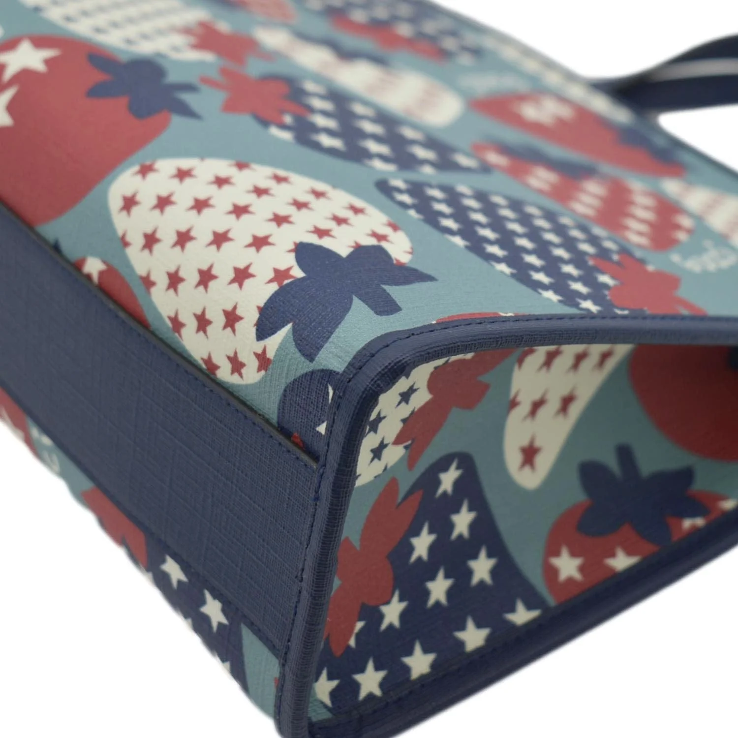 GUCCI Children's Strawberry Star Canvas Tote Bag Blue 605614 - Image 8