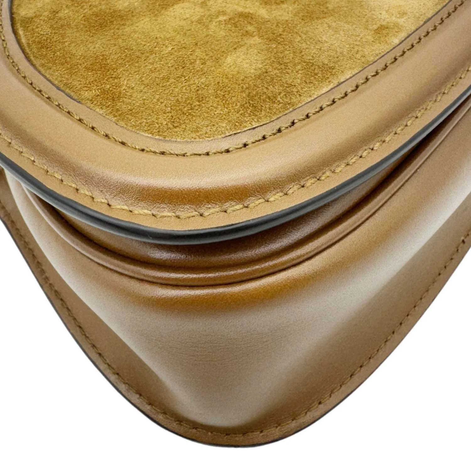 GUCCI Blondie Medium Suede Shoulder Bag Brown 815715 - Image 9