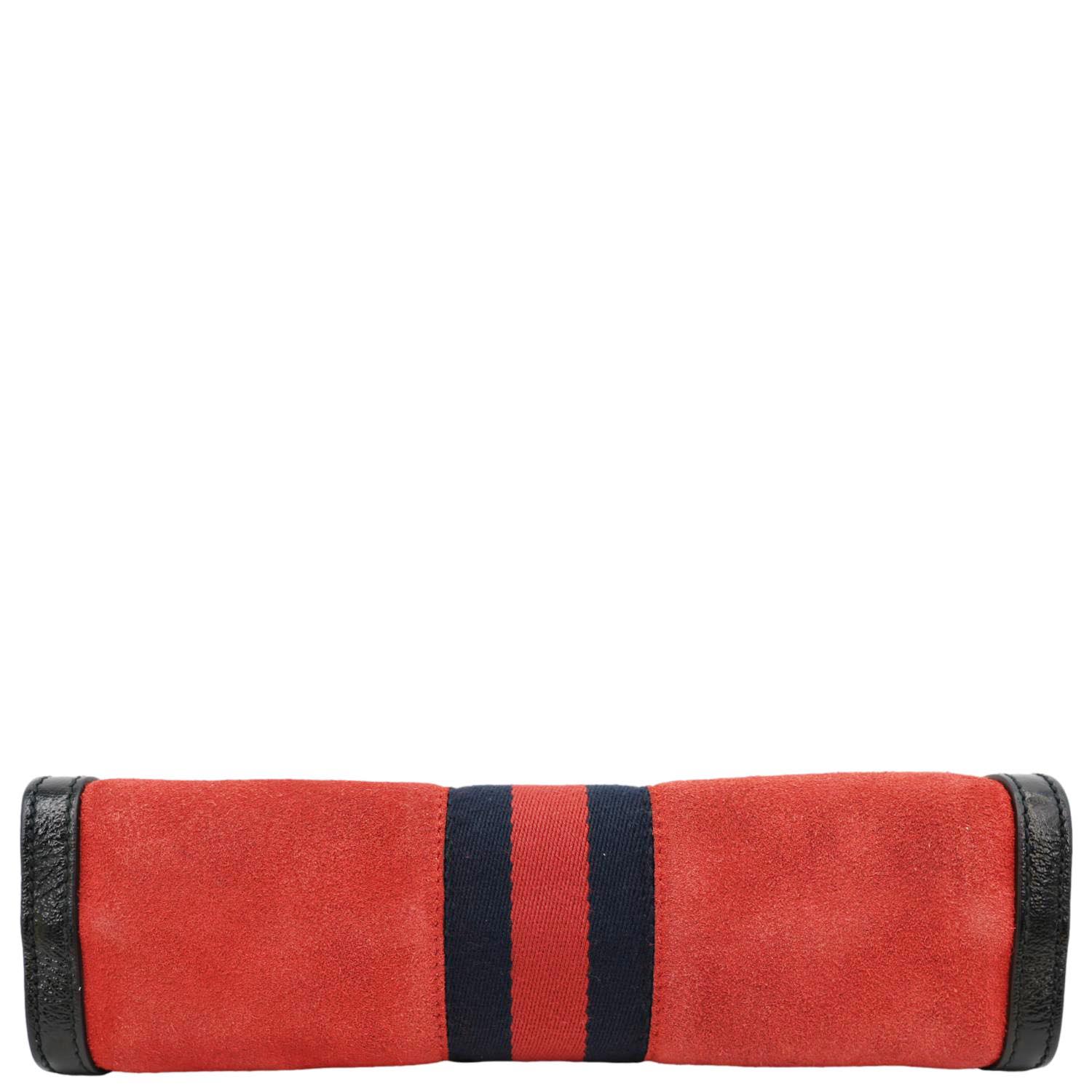 GUCCI Ophidia Small Suede Chain Shoulder Bag Red 503877 - Image 9