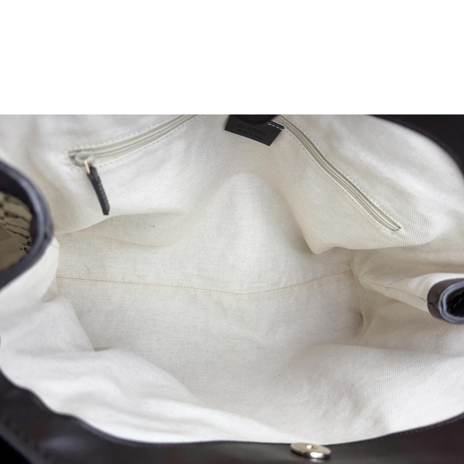 GUCCI Sukey Medium GG Canvas Tote Bag Beige 211944 - Image 11