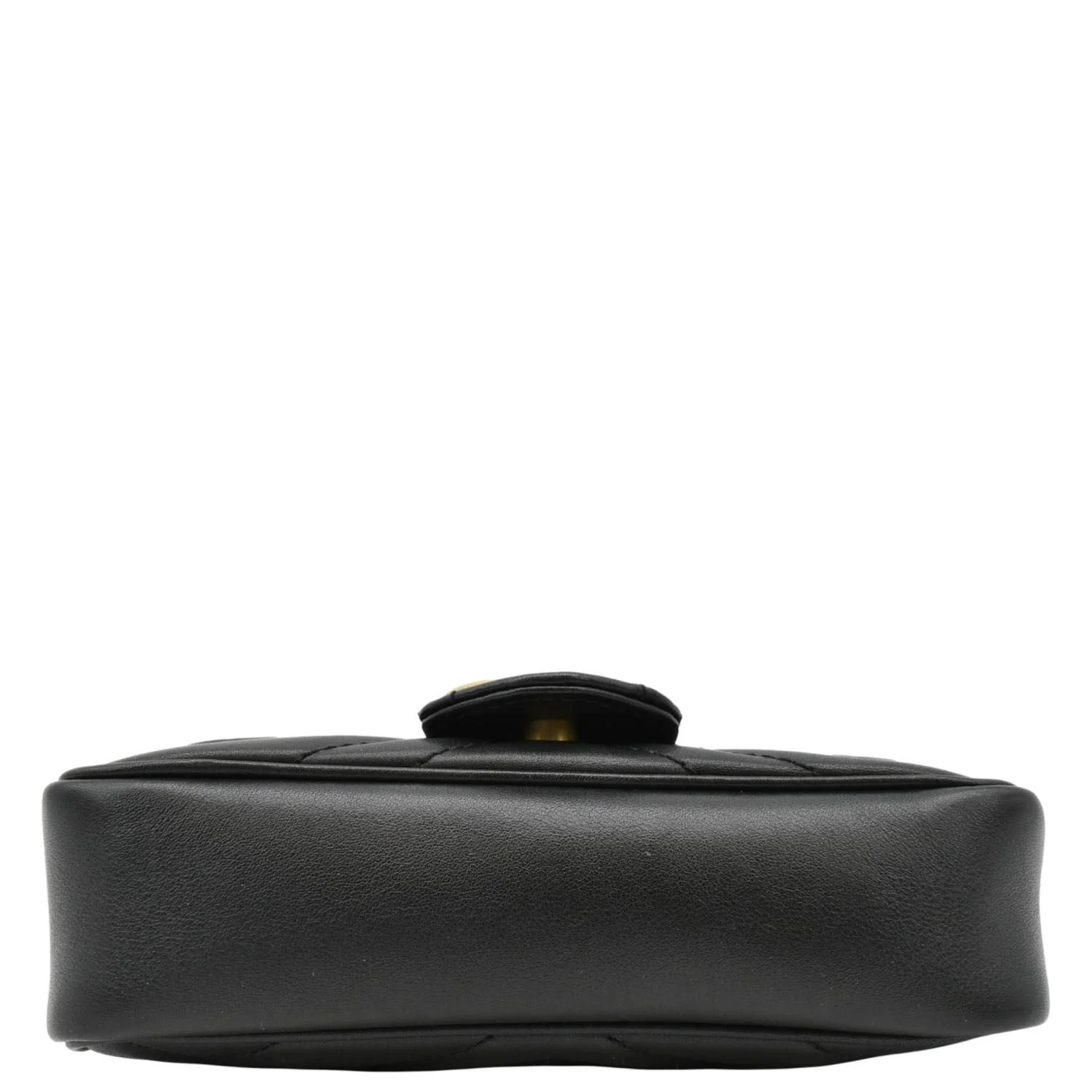 GUCCI GG Marmont Super Mini Matelasse Leather Crossbody Bag Black 476433 - Image 10