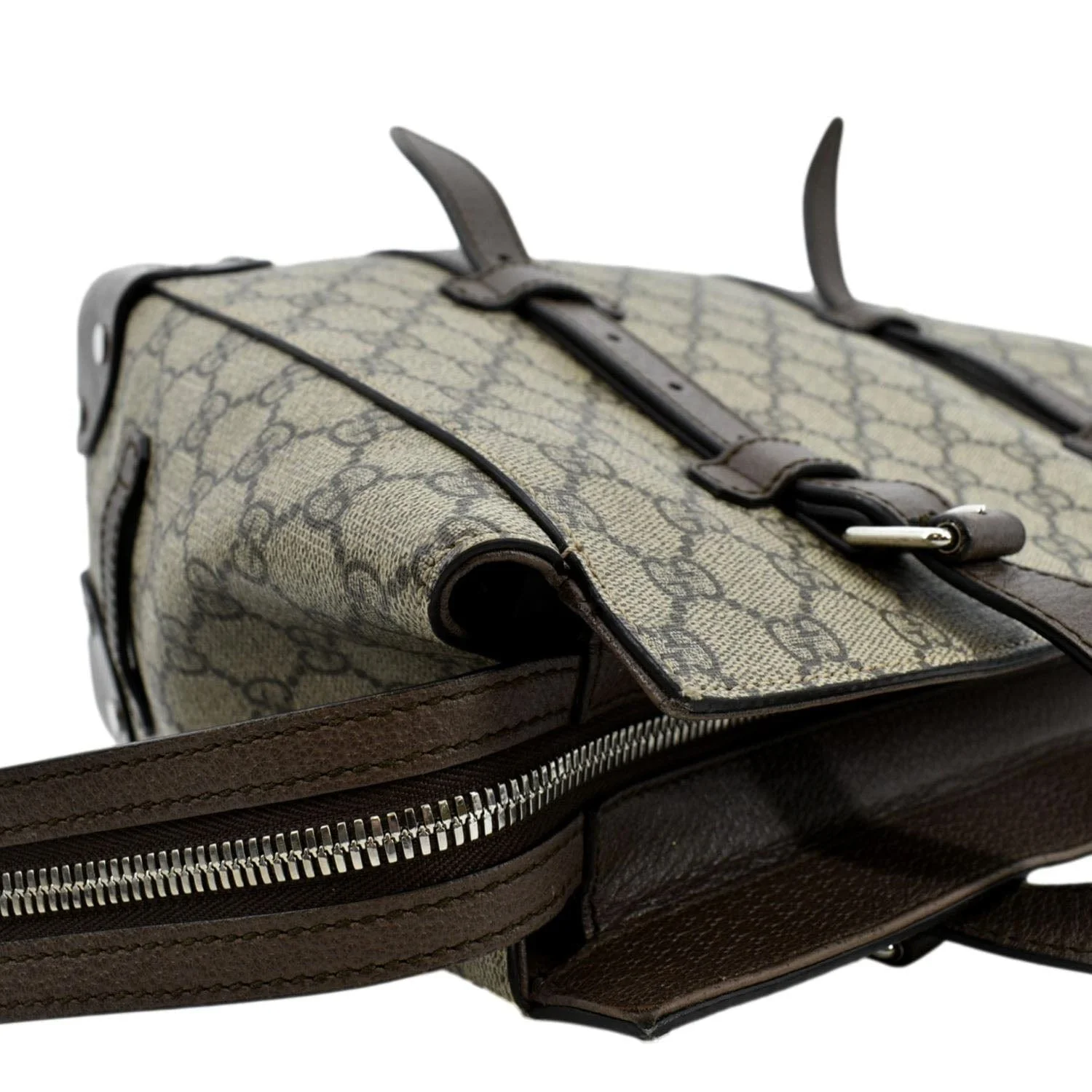 GUCCI Small GG Supreme Canvas Tote Bag Beige 643814 - Image 5