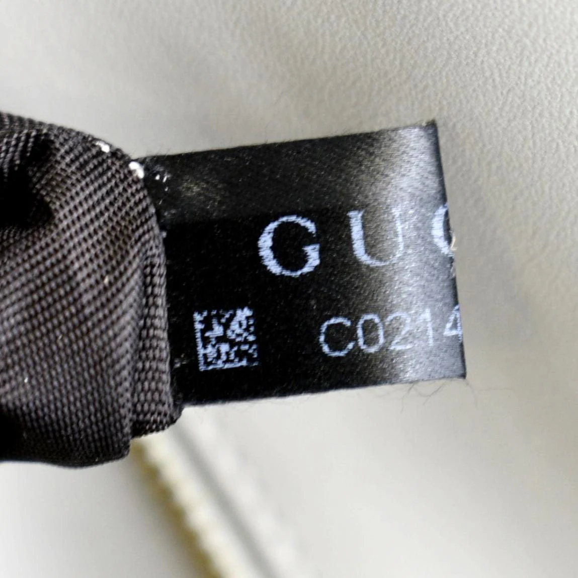 Gucci Sylvie Small Web Leather Shoulder Bag White 421882 - Image 13