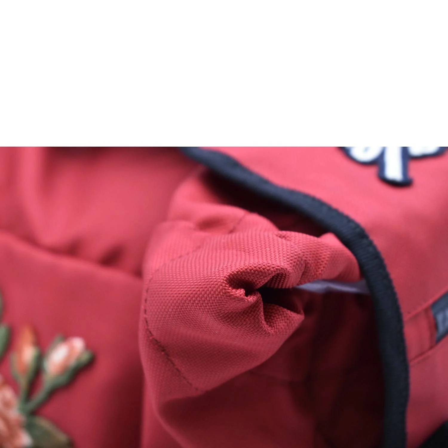 GUCCI Techno Embroidered Canvas Web Backpack Bag Red 450982 - Image 5
