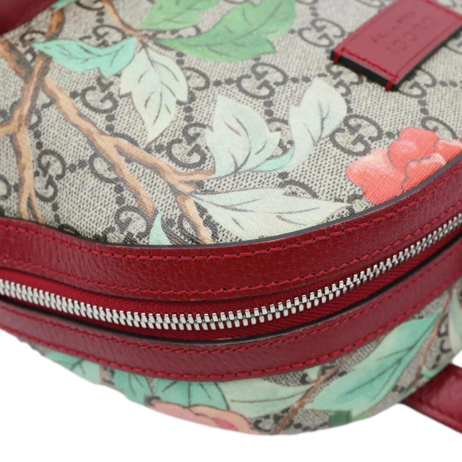 GUCCI Tian Animal Print GG Canvas Backpack Beige 427042 - Image 5