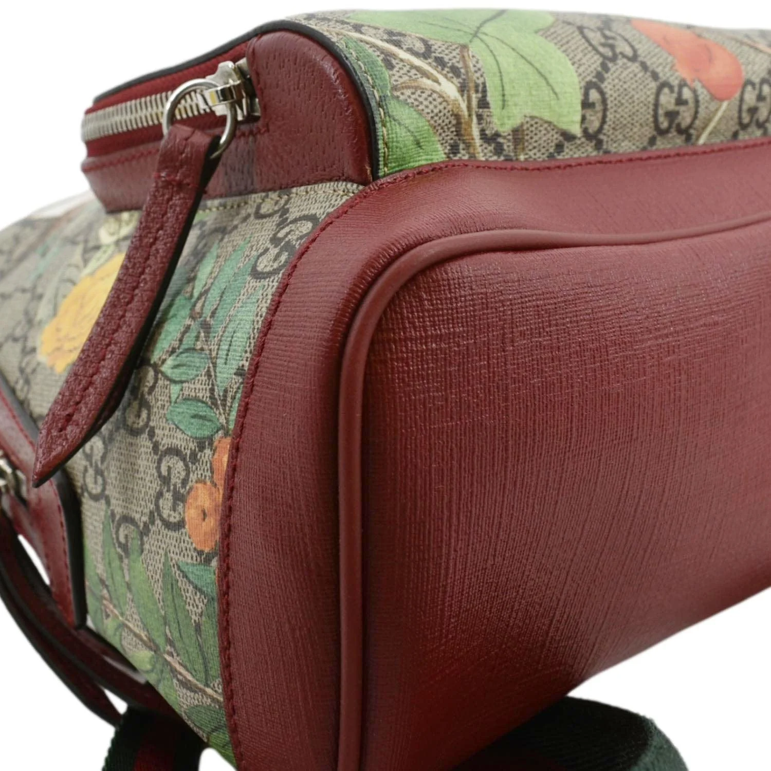 GUCCI Tian Print GG Supreme Monogram Canvas Backpack Beige 427042 - Image 8