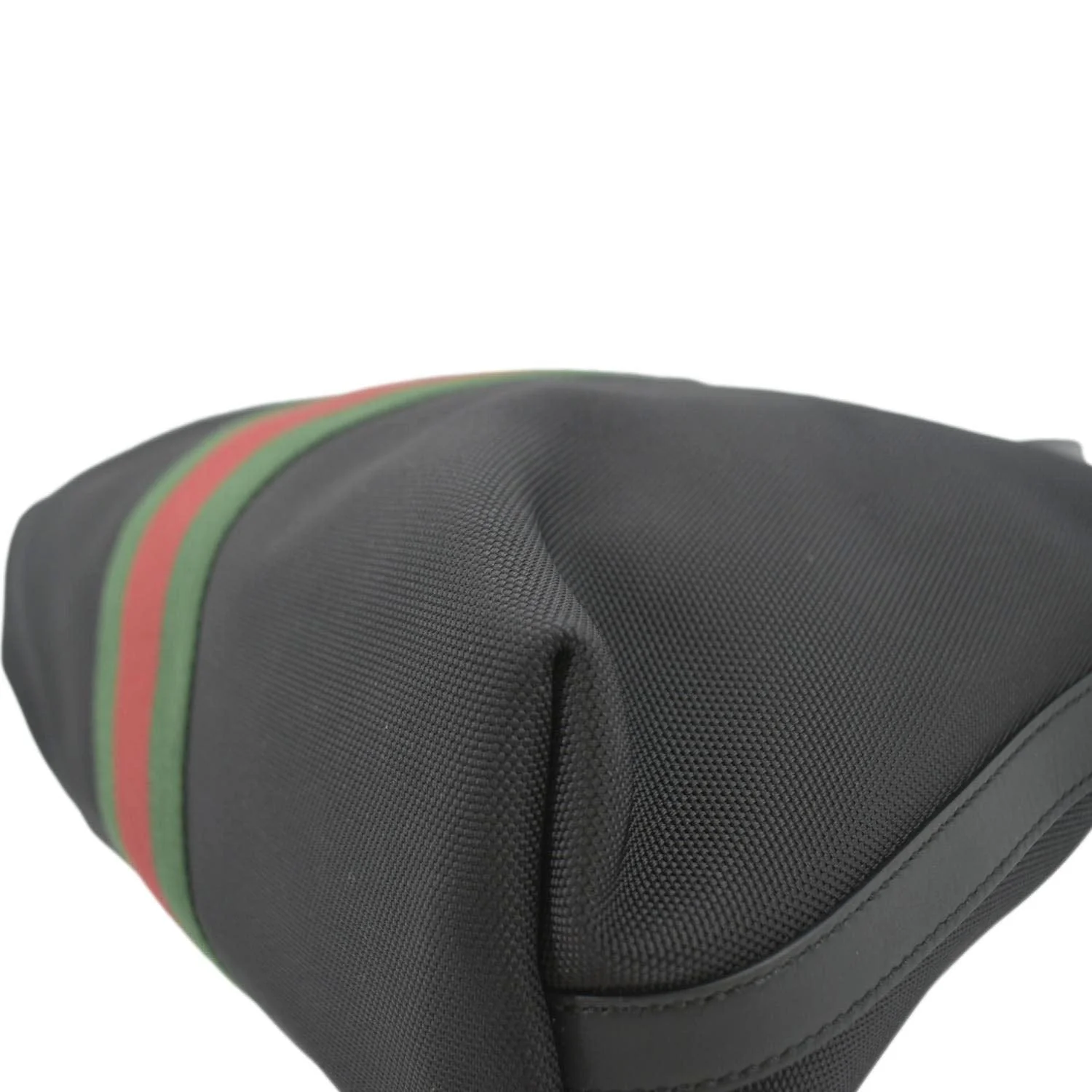 GUCCI Nylon Web Top Handle Shoulder Bag Black 630923 - Image 8