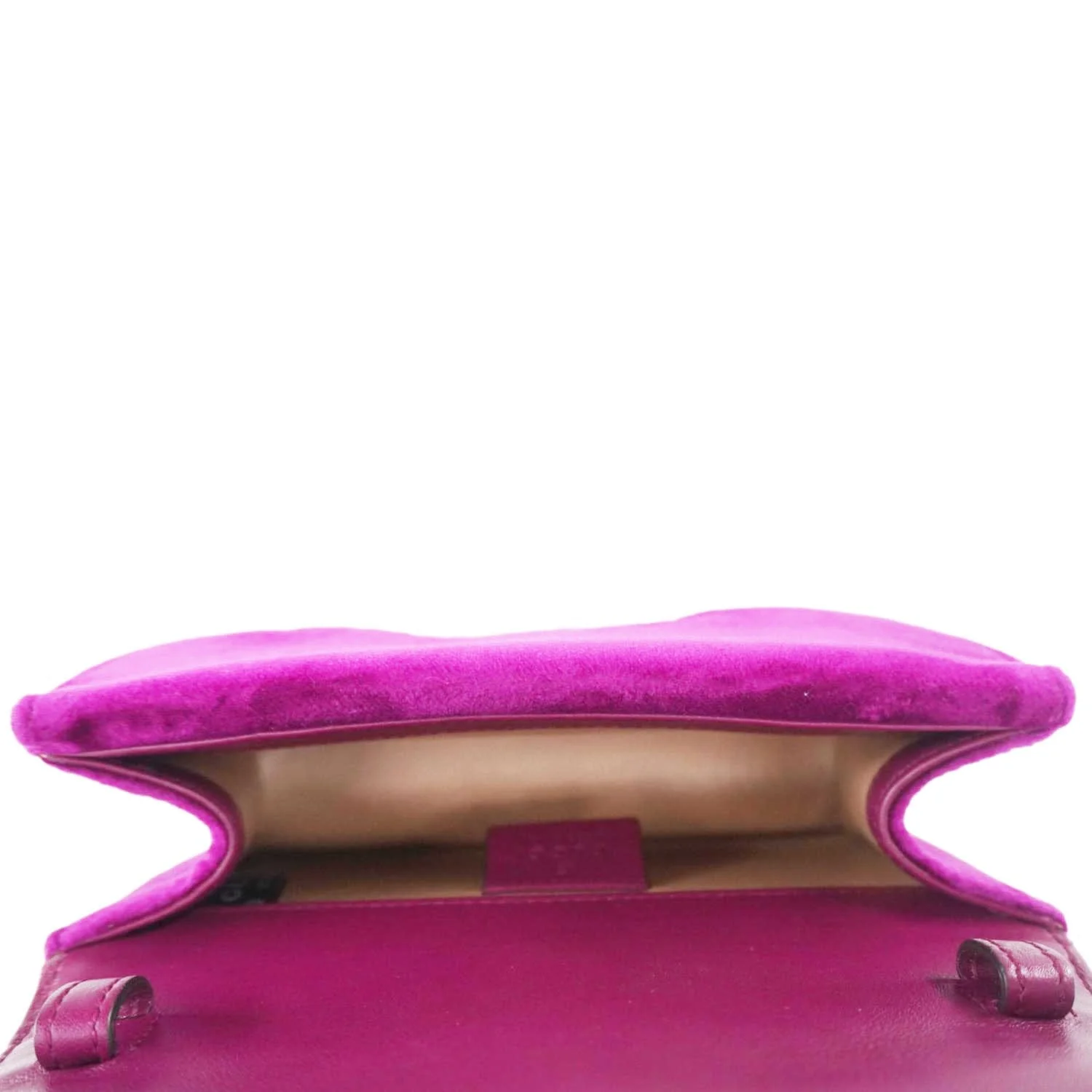 GUCCI Broadway Crystal Bee Mini Velvet Shoulder Bag Raspberry Rose 489218 - Image 12